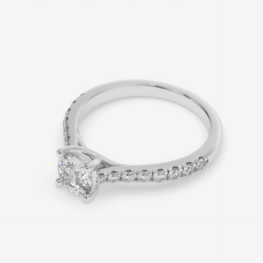 Timeless Elegance Round Diamond Engagement Ring - Round
