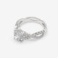 Twisting Elegance Diamond Ring - Round