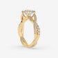 Twisting Elegance Diamond Ring - Round