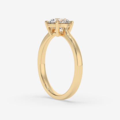 Classic Elegance Solitaire Ring - Round