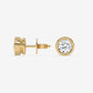 Luminous Bezel Round Diamond Studs