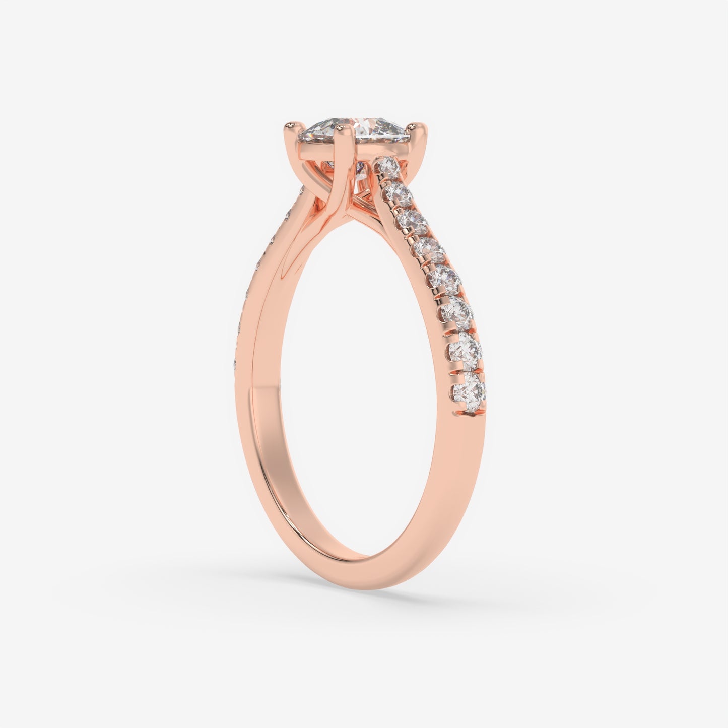 Timeless Elegance Round Diamond Engagement Ring - Round