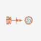 Luminous Bezel Round Diamond Studs