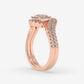 Starlit Waves Ring - Round
