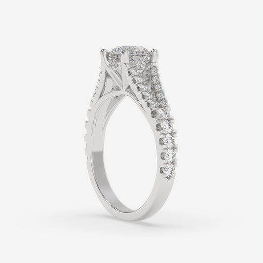 Radiant Splendor Split Shank Ring - Round