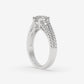 Radiance Split Shank Diamond Engagement Ring - Round
