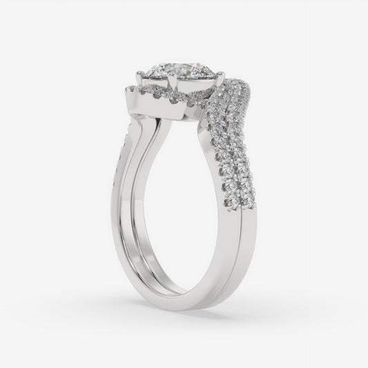 Starlit Waves Ring - Round