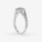 Celestial Halo Split-Shank Engagement Ring - Round