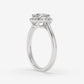 Eternal Radiance Halo Ring - Round