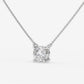Classic Solitaire Diamond Necklace - Round