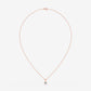 Classic Solitaire Diamond Pendant - Round