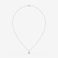 Classic Solitaire Diamond Pendant - Round