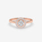 Marquise Cluster Halo Ring