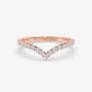 V-Curve Pavé Diamond Ring
