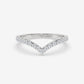 V-Curve Pavé Diamond Ring