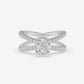 Marquise Cluster Criss-Cross Diamond Ring