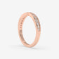 V-Curved Channel-Set Diamond Band - Round