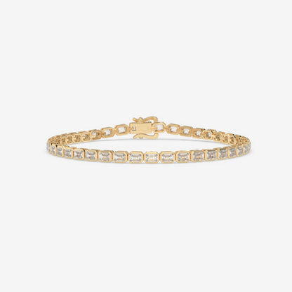 Emerald Elegance Tennis Bracelet