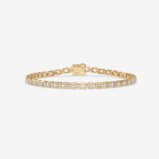 Emerald Elegance Tennis Bracelet