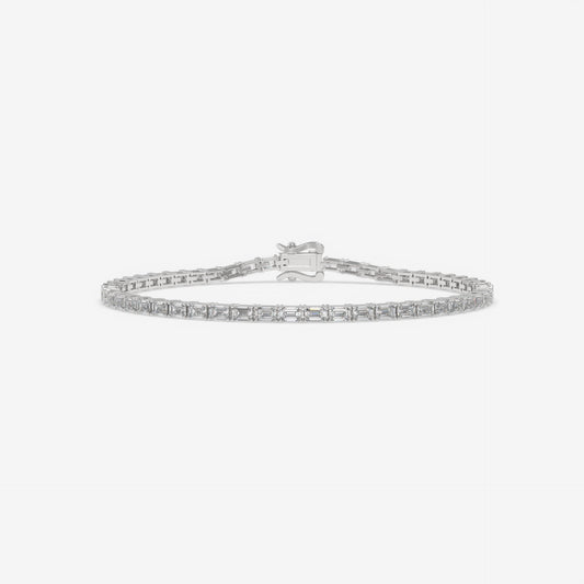 Emerald Geometry Tennis Bracelet