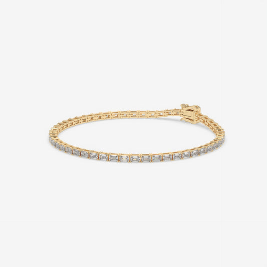 Emerald Geometry Tennis Bracelet