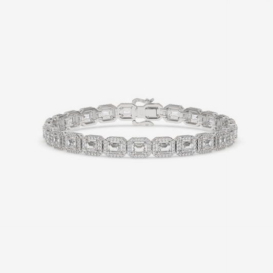Regal Radiance Emerald Bracelet