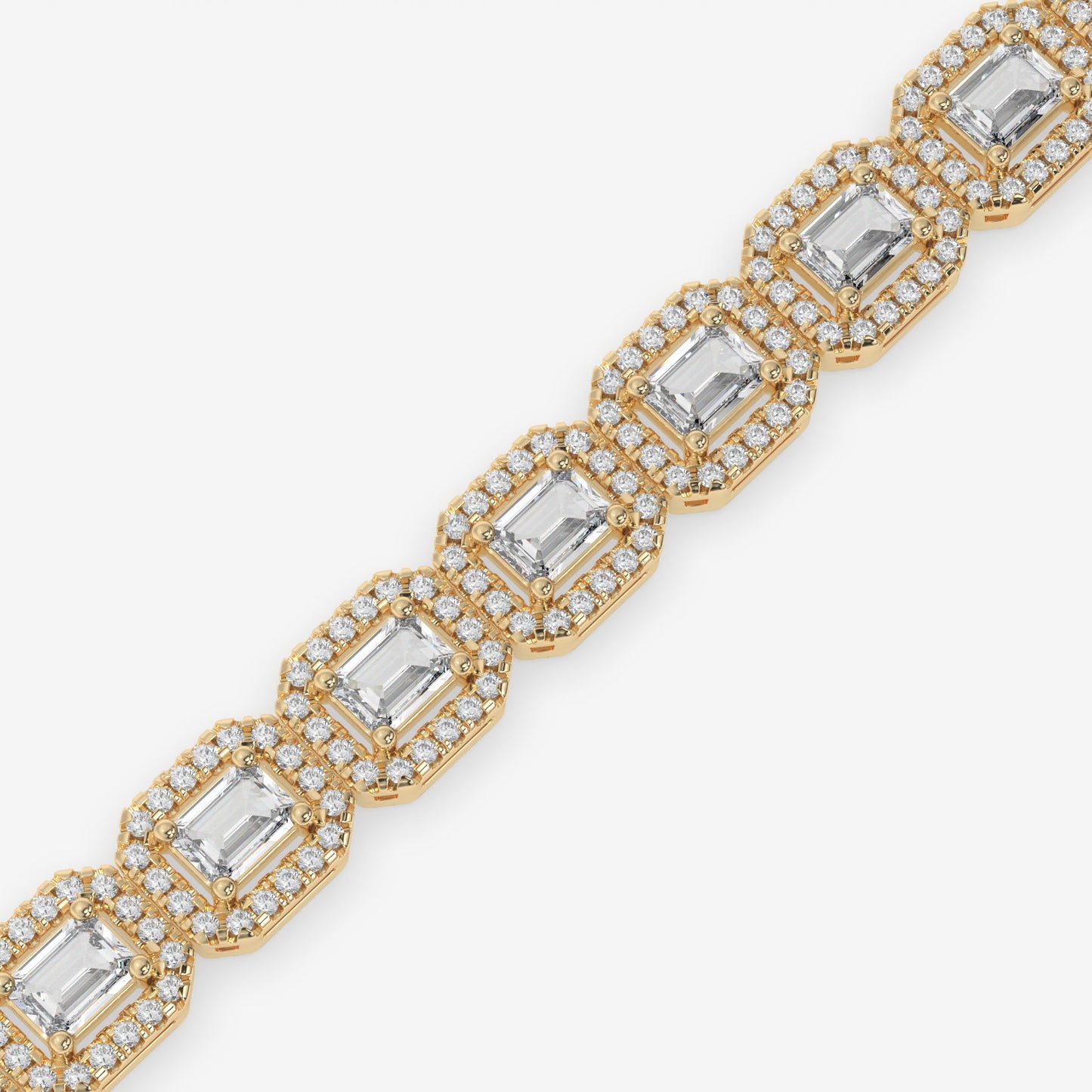 Regal Radiance Emerald Bracelet