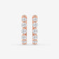 Inside-Out Diamond Hoop Earrings - Round