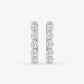 Inside-Out Diamond Hoop Earrings - Round
