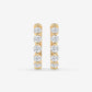 Inside-Out Diamond Hoop Earrings - Round