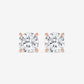 Cushion Cut Diamond Stud Earrings