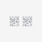 Cushion Cut Diamond Stud Earrings