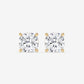 Cushion Cut Diamond Stud Earrings