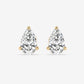 Radiant Pear Stud Earrings