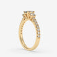 Aurora Oval Trinity Ring
