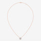 Cushion Cut Halo Diamond Necklace