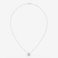 Cushion Cut Halo Diamond Necklace