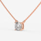 Cushion Cut Solitaire Pendant Necklace