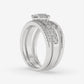 Trinity Spark Pear Bridal Set