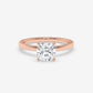 Cushion Spark Solitaire Ring