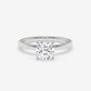 Cushion Spark Solitaire Ring