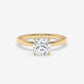 Cushion Spark Solitaire Ring