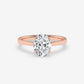 Aurora Oval Solitaire Ring