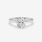 Aurora Oval Solitaire Ring