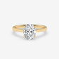 Aurora Oval Solitaire Ring