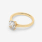Aurora Oval Solitaire Ring
