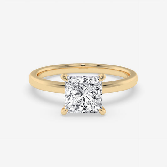 Radiant Edge Princess Ring
