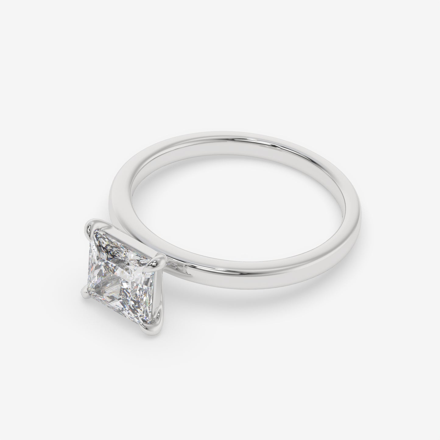 Radiant Edge Princess Ring