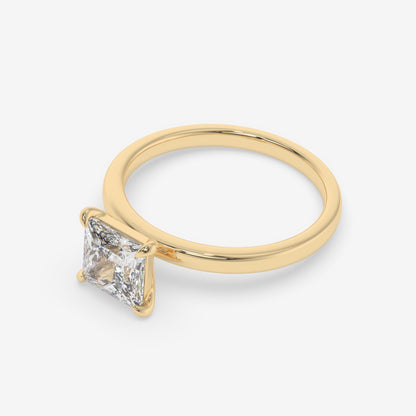 Radiant Edge Princess Ring