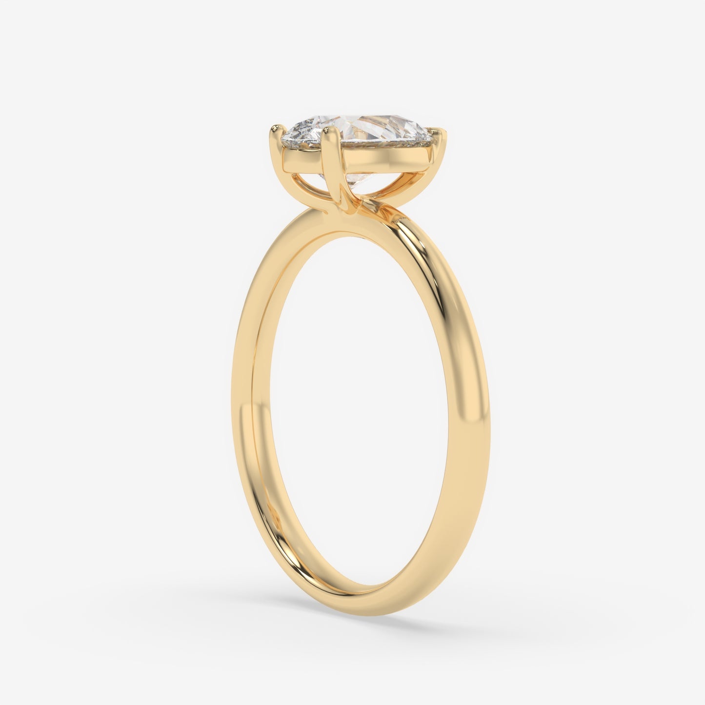 Pear Solitaire Engagement Ring